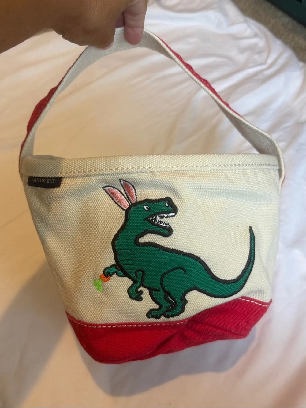 Lands' End Kids Canvas Easter Basket/Tote
